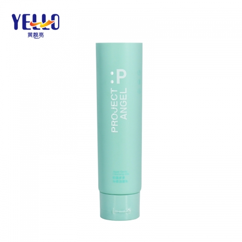 Matte plastic cosmetic tube