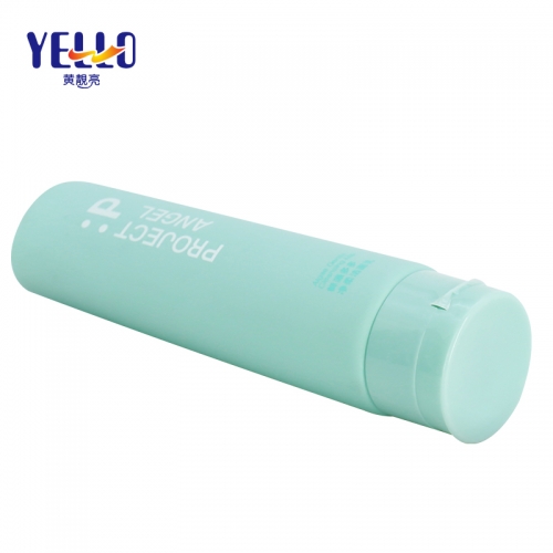 Blue Custom Made Face Wash Refillable Squeeze Tubes For Cosmetics